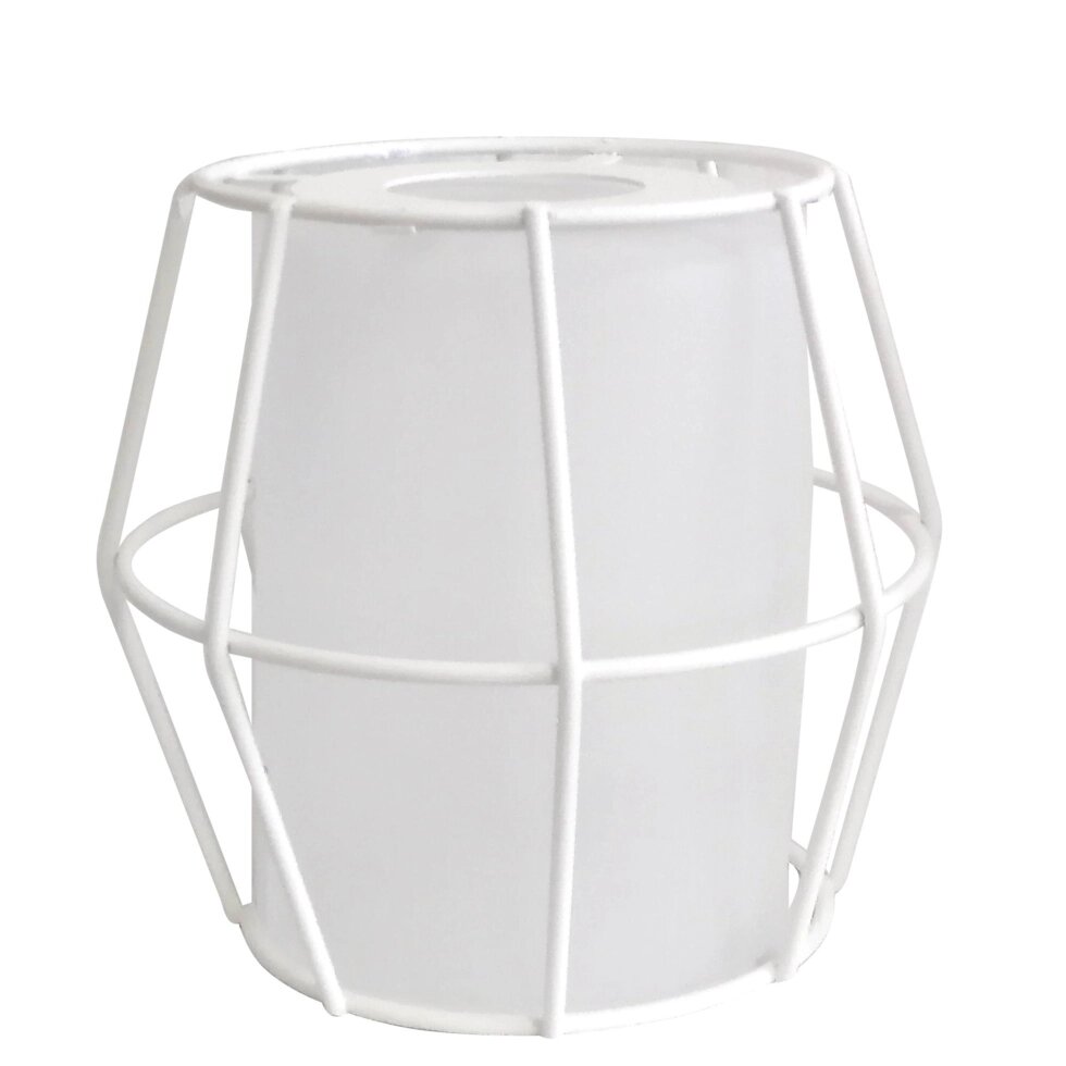 Плафон для люстры Nina Glass Ромб E27 стеклянный, цвет белый от компании ИП Фомичев - фото 1