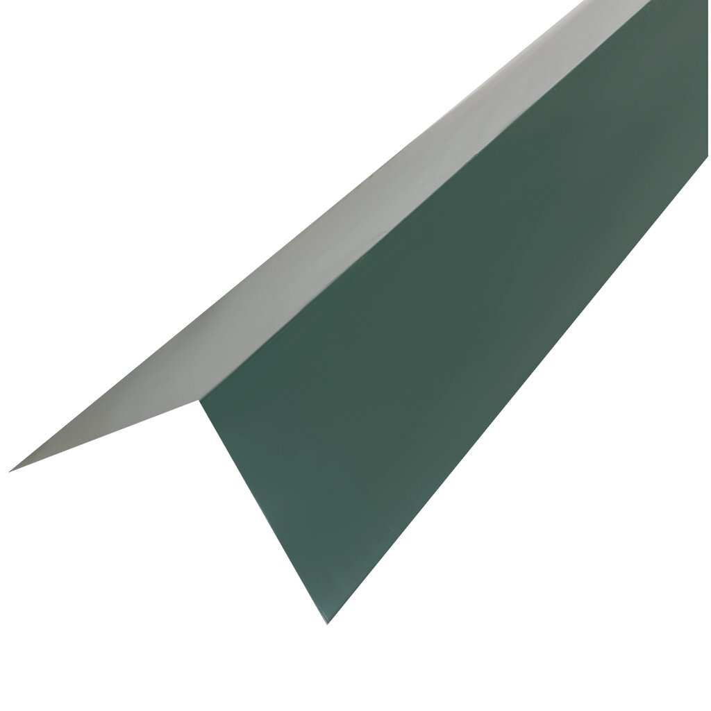 Планка для наружных углов 2 м RAL 6005 зеленый от компании ИП Фомичев - фото 1
