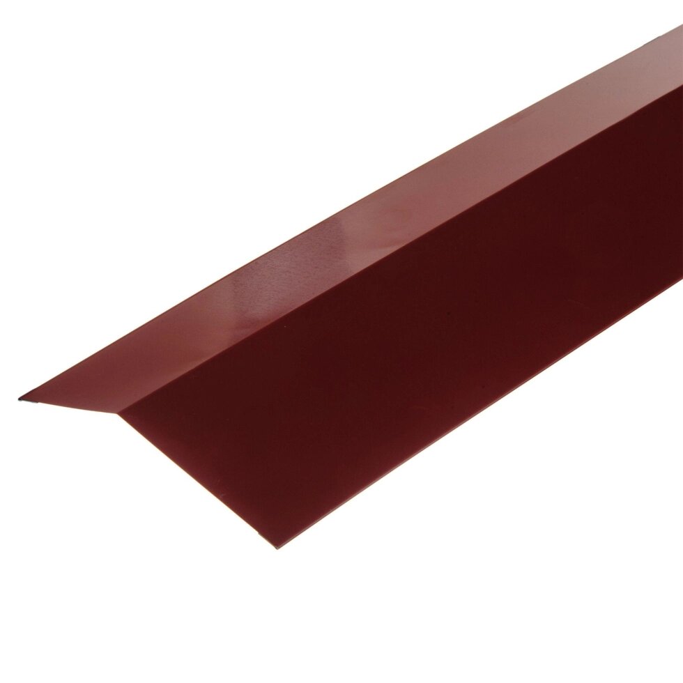 Планка карнизная с полиэстеровым покрытием 2 м цвет красный от компании ИП Фомичев - фото 1