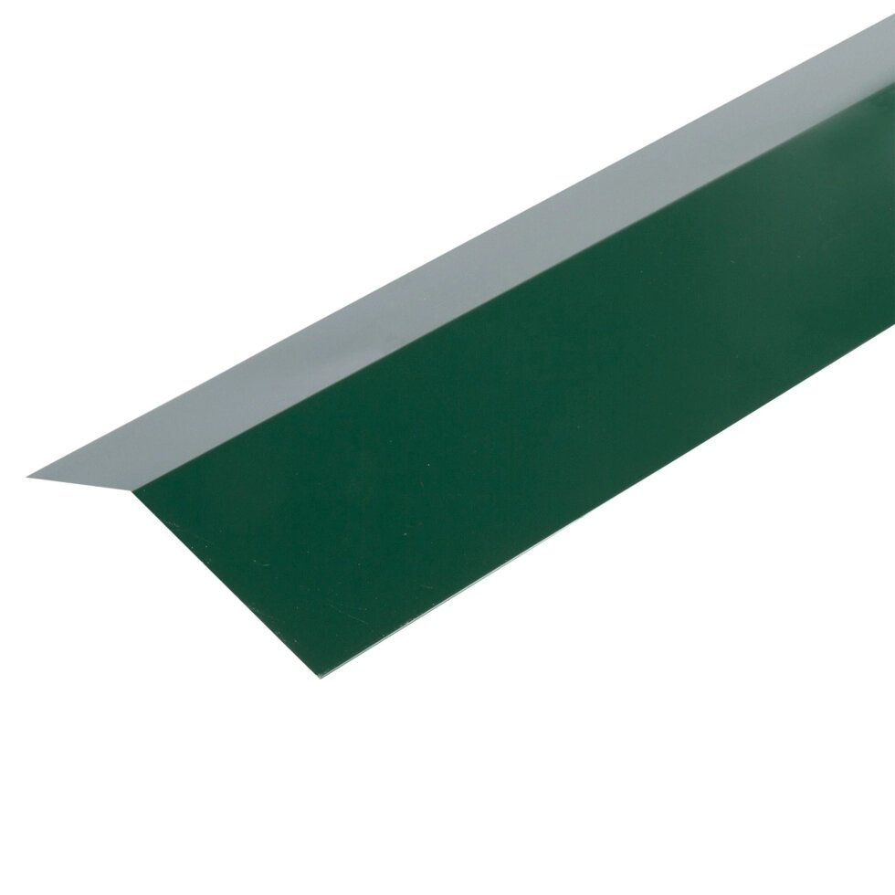 Планка карнизная с полиэстеровым покрытием 2 м цвет зелёный от компании TOO RT UNIVERSAL GROUP - фото 1