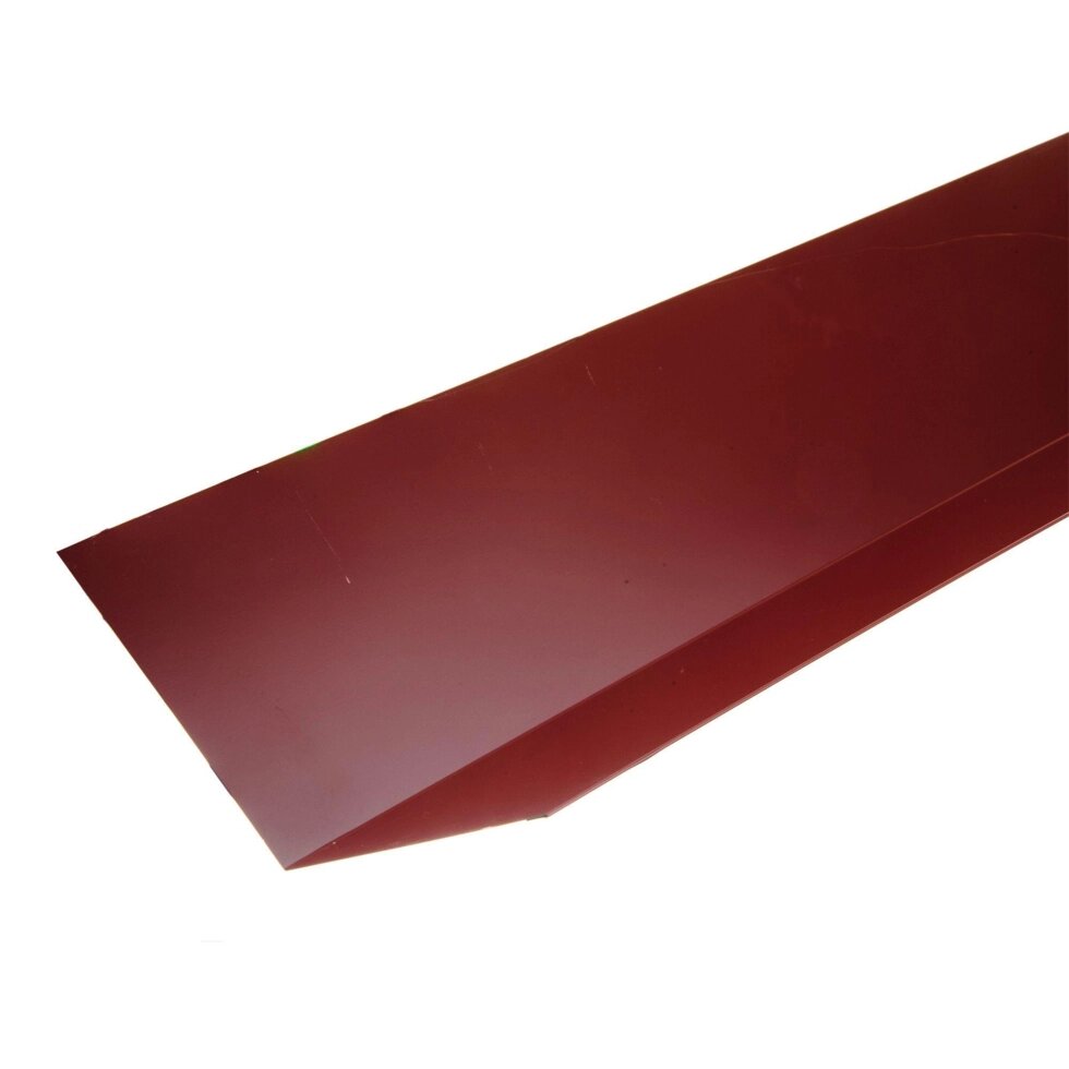 Планка примыкания верхняя 2 м RAL 3005 красный от компании ИП Фомичев - фото 1