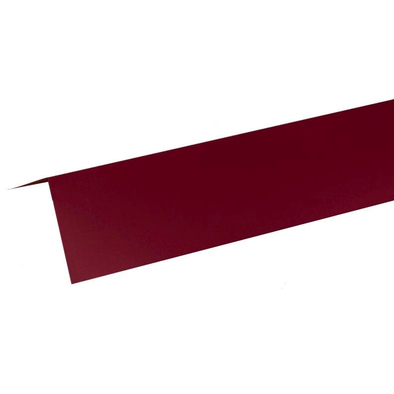 Планка ветровая 2 м RAL 3005 красный от компании TOO RT UNIVERSAL GROUP - фото 1