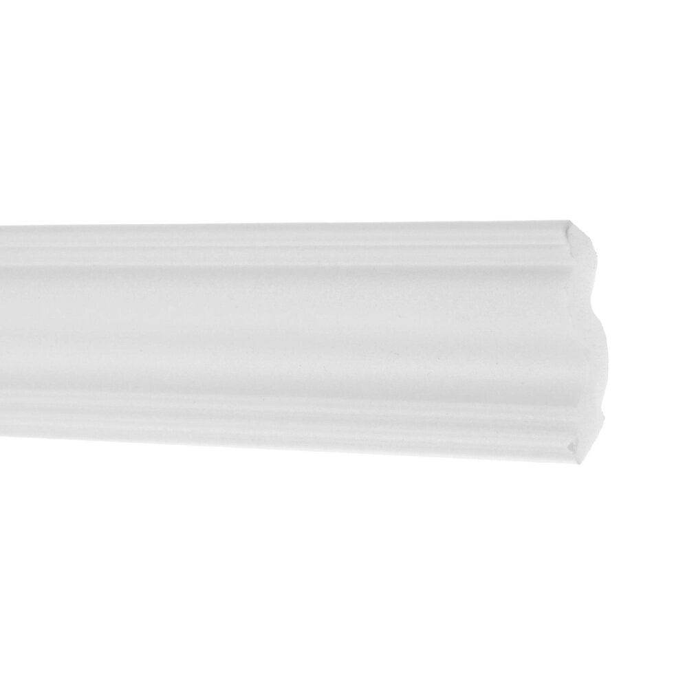 Плинтус потолочный экструдированный полистирол белый Inspire 06004E 4х4.5х200 см от компании ИП Фомичев - фото 1
