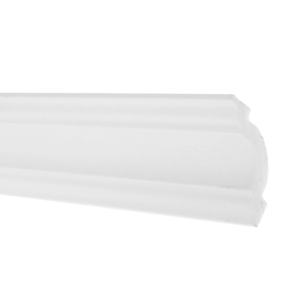 Плинтус потолочный экструдированный полистирол белый Inspire 07006А 5х5х200 см от компании ИП Фомичев - фото 1