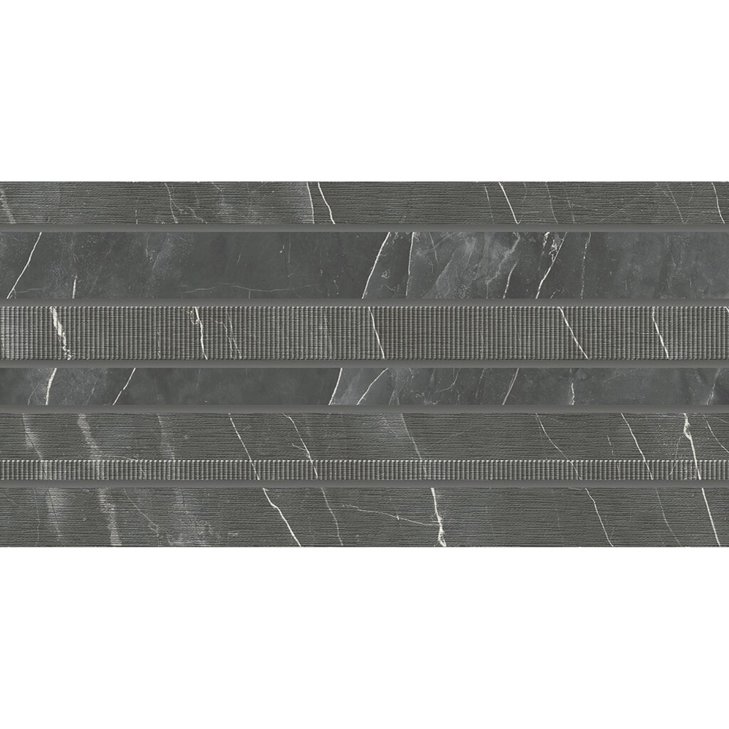 Плитка настенная Azori Hygge Grey Mix 31.5x63 см 1.59 м? бетон цвет серый полосы от компании ИП Фомичев - фото 1