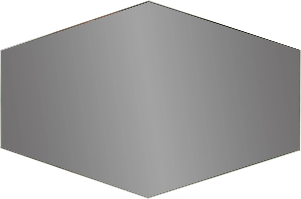 Плитка зеркальная Mirox 3G шестигранная 30x20 см цвет графит от компании ИП Фомичев - фото 1