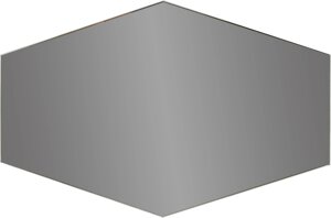 Плитка зеркальная Mirox 3G шестигранная 30x20 см цвет графит