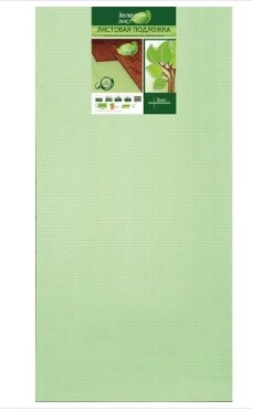 Подложка листовая СОЛИД с вырубкой для полов с подогревом зелёная 1000*5000*3мм (1уп-5кв.м) от компании ИП Фомичев - фото 1