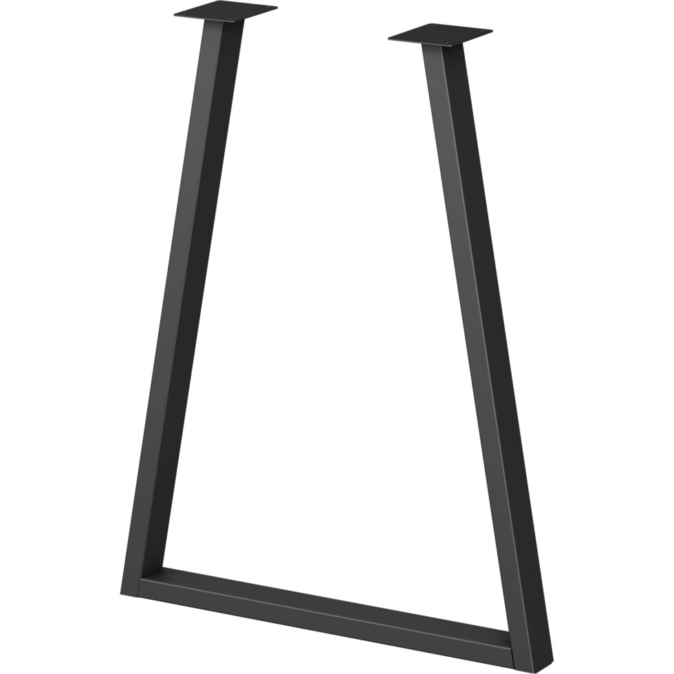 Подстолье для рабочей поверхности 71 см, сталь, цвет черный от компании ИП Фомичев - фото 1