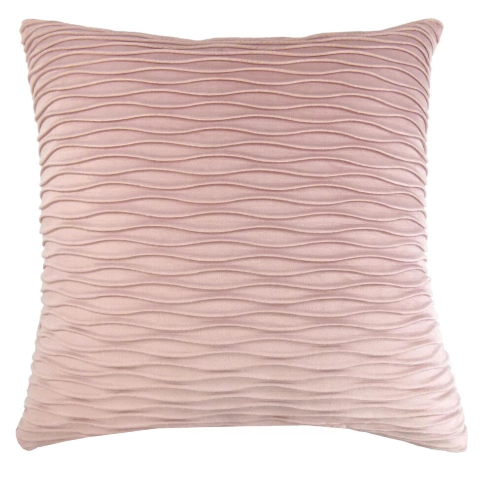 Подушка Барокко 45x45 см цвет светло-розовый от компании ИП Фомичев - фото 1