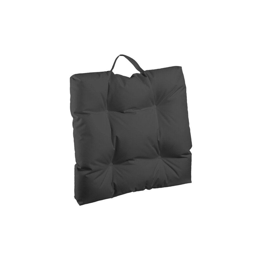 Подушка на сиденье Туба-дуба ПДП010 60x60 см цвет темно-серый от компании ИП Фомичев - фото 1