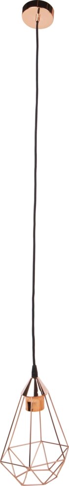 Подвесной светильник Byron 1хE27Х60 Вт, диаметр 16 см, металл, цвет медь от компании ИП Фомичев - фото 1