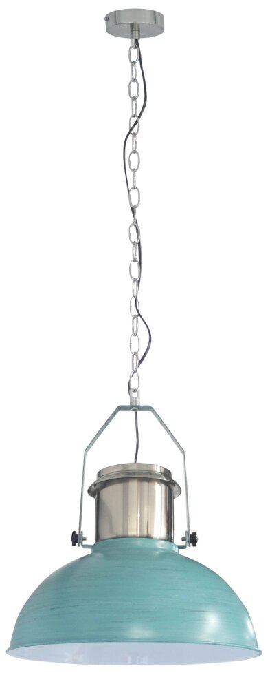 Подвесной светильник Inspire Ted 1xE27x60 Вт, 38 см, металл синий от компании ИП Фомичев - фото 1