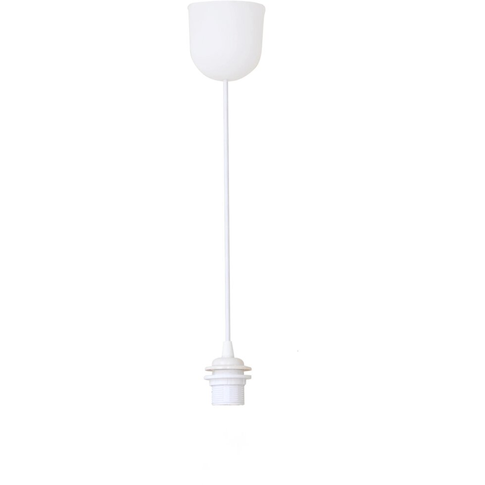 Подвесной светильник July купол 1xE27x60 Вт, пластик, цвет белый от компании ИП Фомичев - фото 1