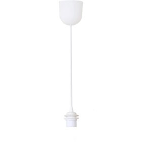 Подвесной светильник July купол 1xE27x60 Вт, пластик, цвет белый