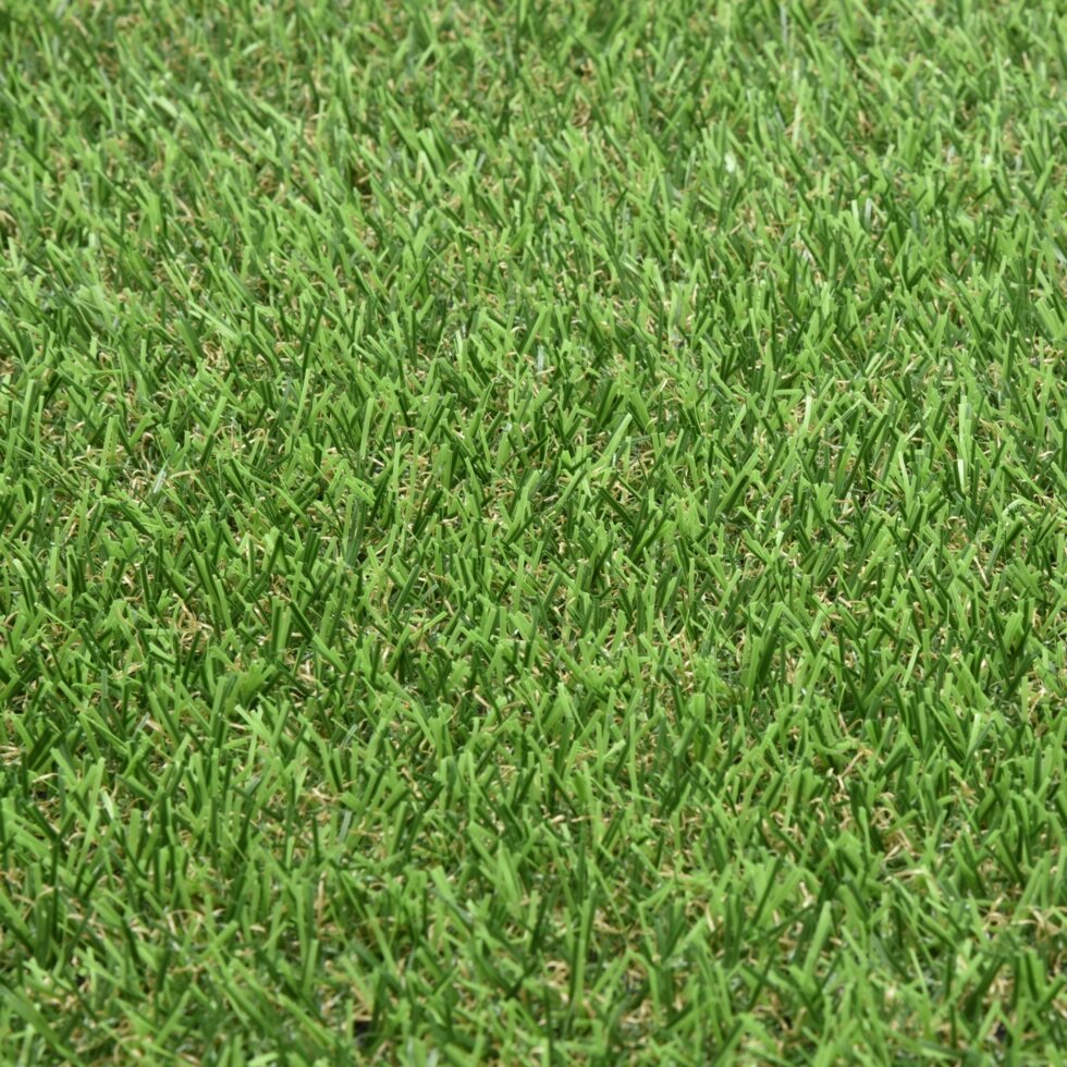 Покрытие искусственное «Трава» толщина 15 мм ширина 2 м цвет бежевый/зелёный от компании ИП Фомичев - фото 1