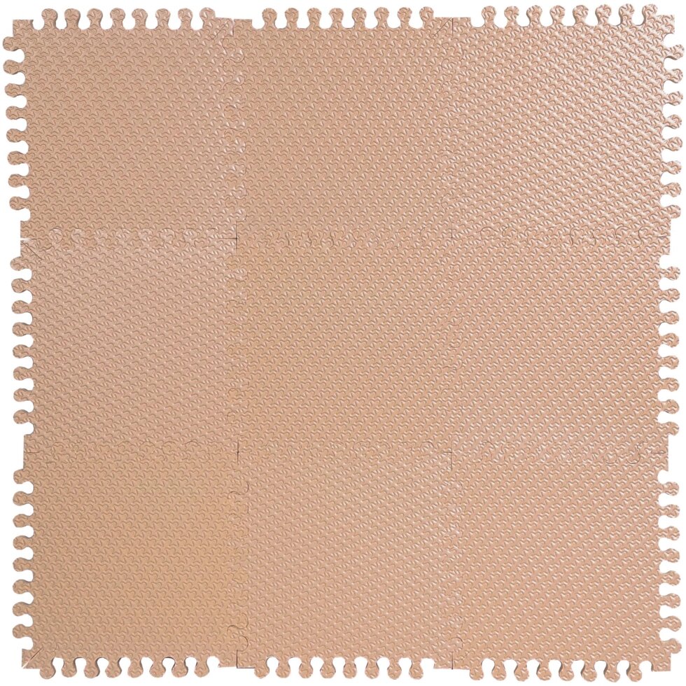 Пол мягкий «Треугольник», ЭВА, 33x33 см, цвет кофе/молочный от компании ИП Фомичев - фото 1