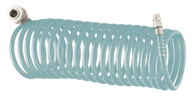Полиуретановый спиральный шланг профессиональный BASF, 10 м, с быстросъемными соединениями // Stels от компании ИП Фомичев - фото 1