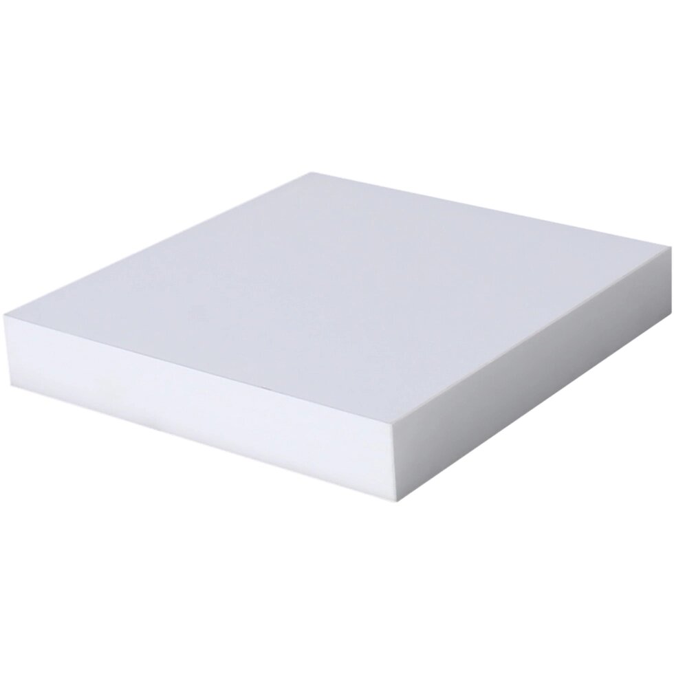 Полка мебельная прямая 230x235x38 мм, МДФ, цвет белый от компании ИП Фомичев - фото 1