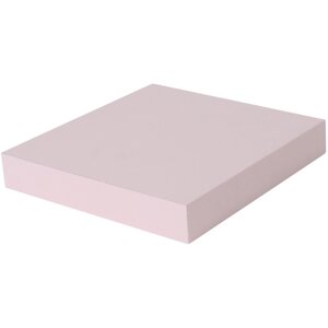 Полка мебельная прямая 230x235x38 мм, МДФ, цвет розовый