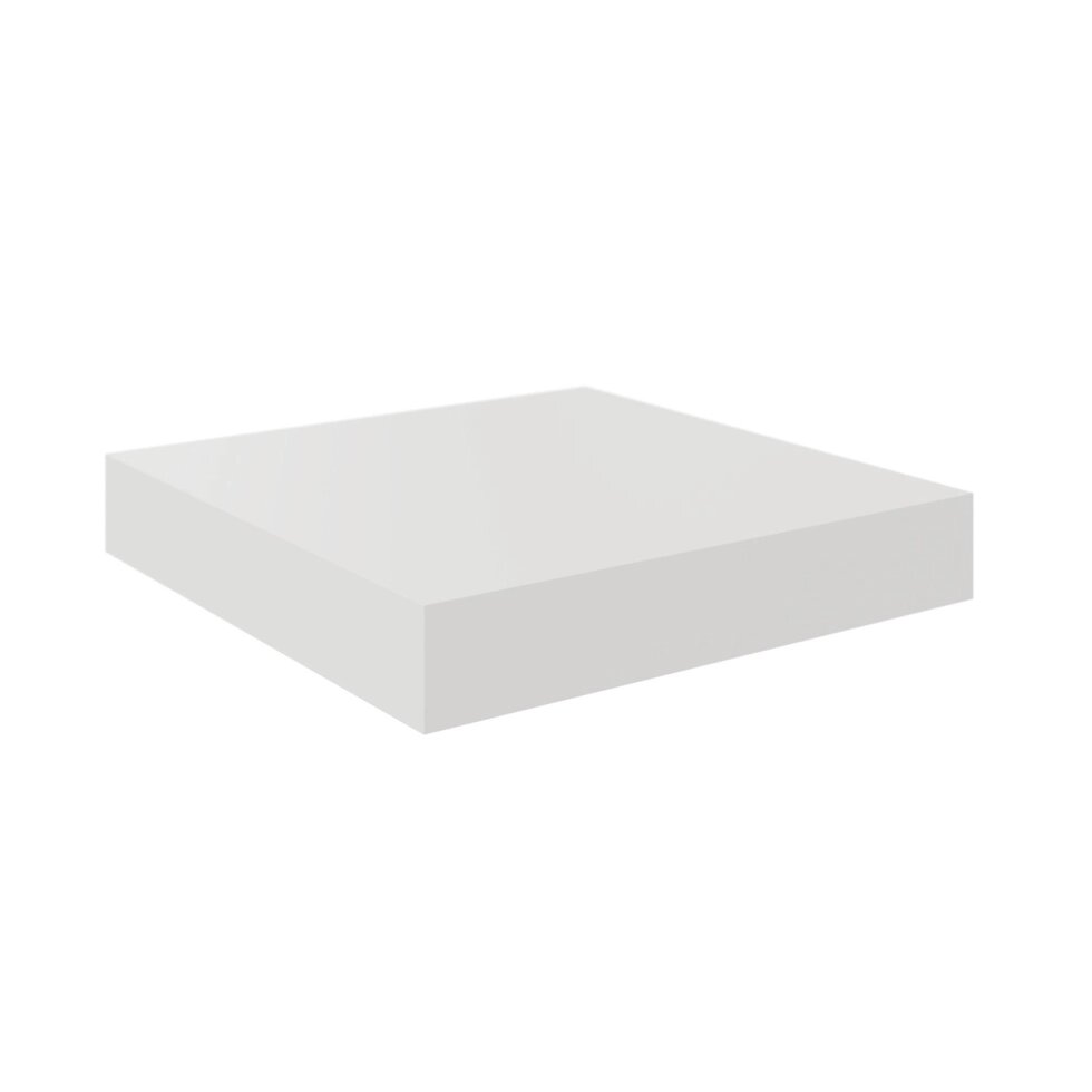 Полка мебельная Spaceo White, 230x235x38 мм, МДФ, цвет белый от компании ИП Фомичев - фото 1