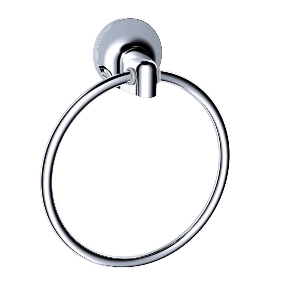 Полотенцедержатель «Elliot» кольцо 15 см цвет серебро от компании ИП Фомичев - фото 1