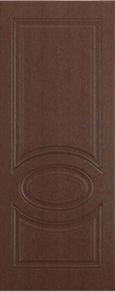 Полотно ЛЕСКОМ дверное Экшпон Неаполь ясень коричневый/черная патина глухое 60 от компании ИП Фомичев - фото 1