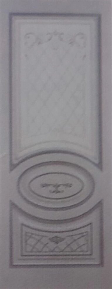 Полотно ЛЕСКОМ дверное Экшпон Новелла ясень серый/серебро стекло с художественной печатью 70 от компании ИП Фомичев - фото 1