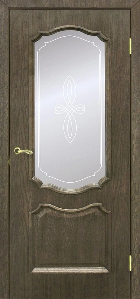 Полотно ОМИС дверное Кармен КР 800*2000*34 дуб натуральный тонированный от компании ИП Фомичев - фото 1