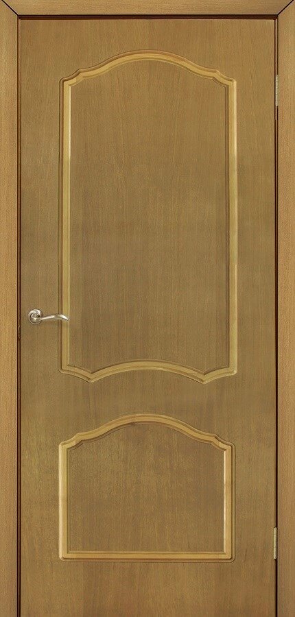 Полотно ОМИС дверное Каролина КР 600*2000*34 дуб натуральный тонированный от компании ИП Фомичев - фото 1