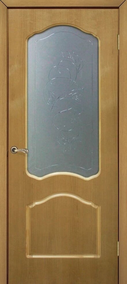 Полотно ОМИС дверное Каролина СС+КР 900*2000*40 дуб натуральный тонированный от компании ИП Фомичев - фото 1