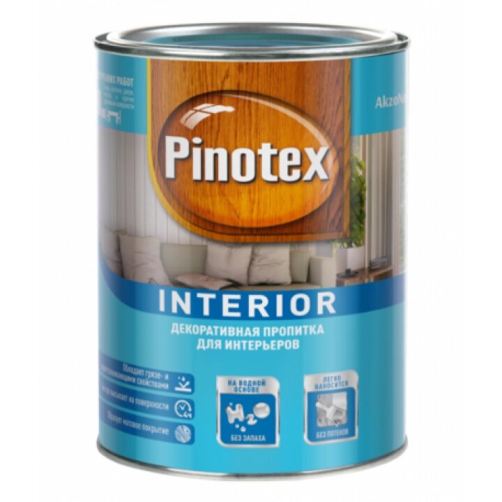 Пропитка PINOTEX Interior CLR матовая 1л 5195578 от компании ИП Фомичев - фото 1