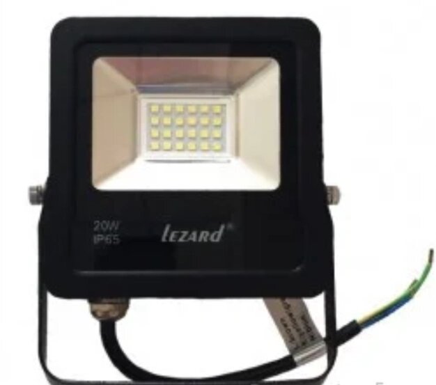 Прожектор сенсорный LZ LED  20W SMD  1600LM 6500K IP 65 Lezard PAL-S6520 от компании ИП Фомичев - фото 1