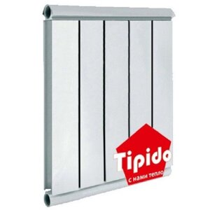 Радиатор алюминиевый Tipido 500/16 (б/комплекта)