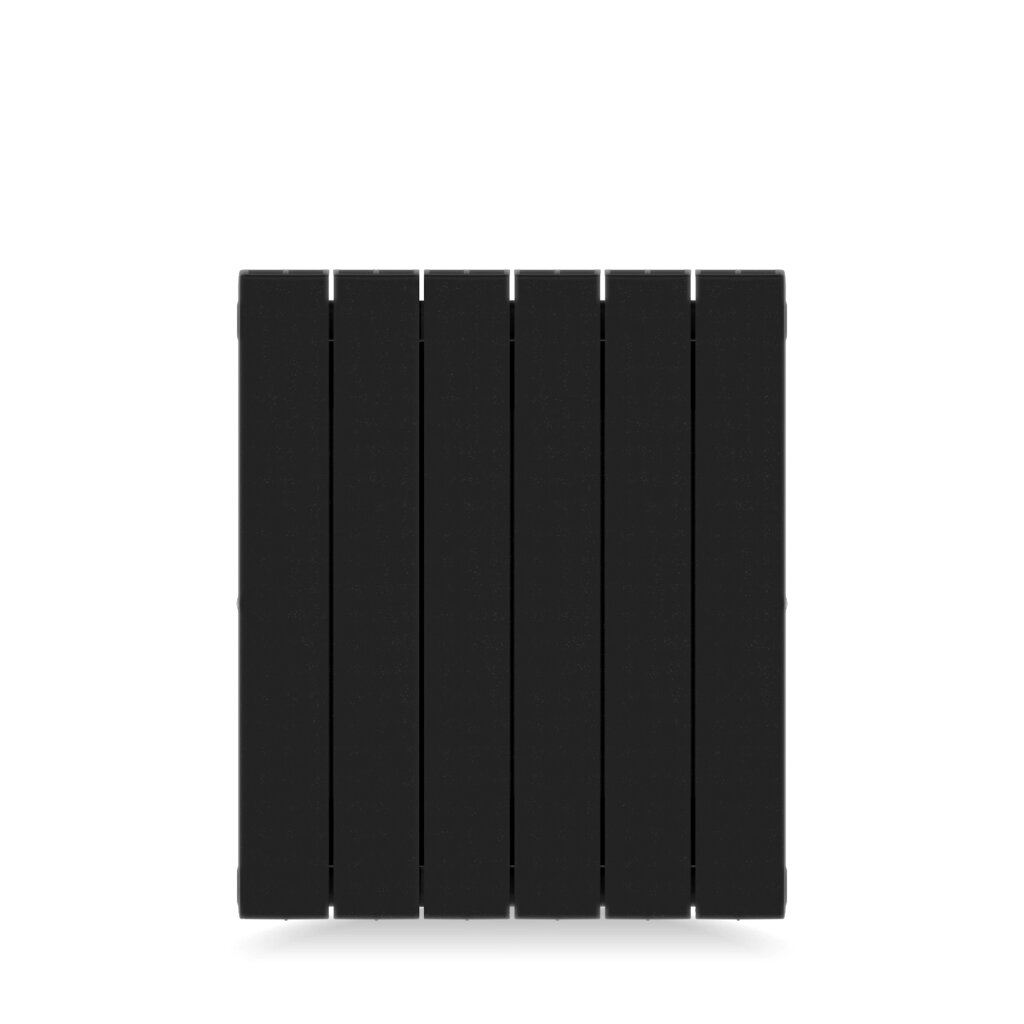 Радиатор Rifar Supremo 500 6 секций боковое подключение биметалл цвет черный от компании ИП Фомичев - фото 1