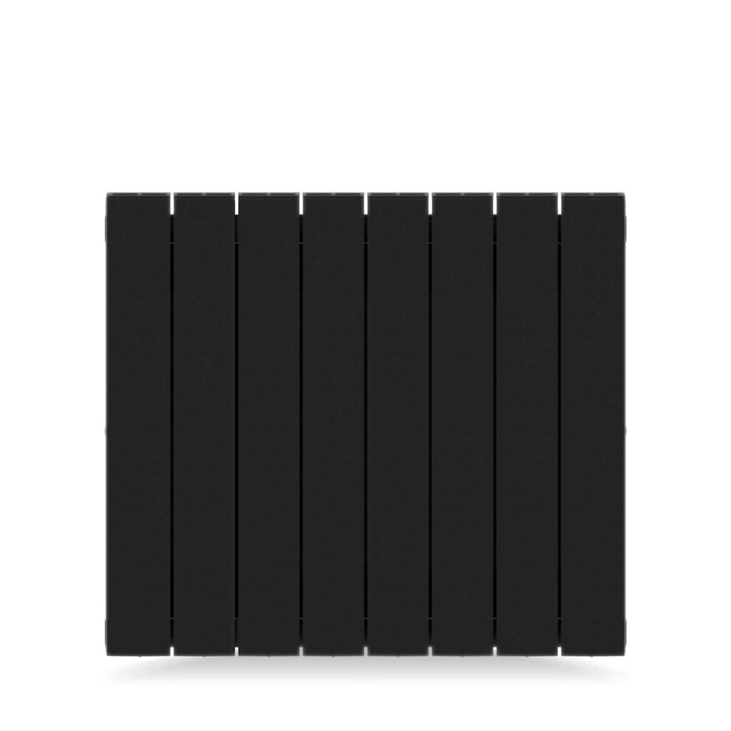 Радиатор Rifar Supremo 500 8 секций боковое подключение биметалл цвет черный от компании ИП Фомичев - фото 1