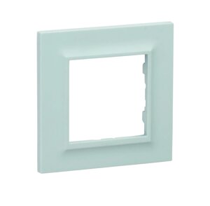 Рамка для розеток и выключателей Legrand Structura 1 пост, цвет голубой