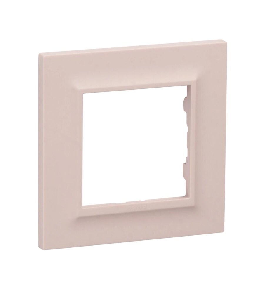 Рамка для розеток и выключателей Legrand Structura 1 пост, цвет розовый от компании ИП Фомичев - фото 1