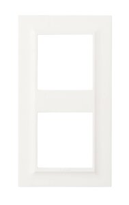 Рамка для розеток и выключателей Legrand Structura 2 поста, цвет белый