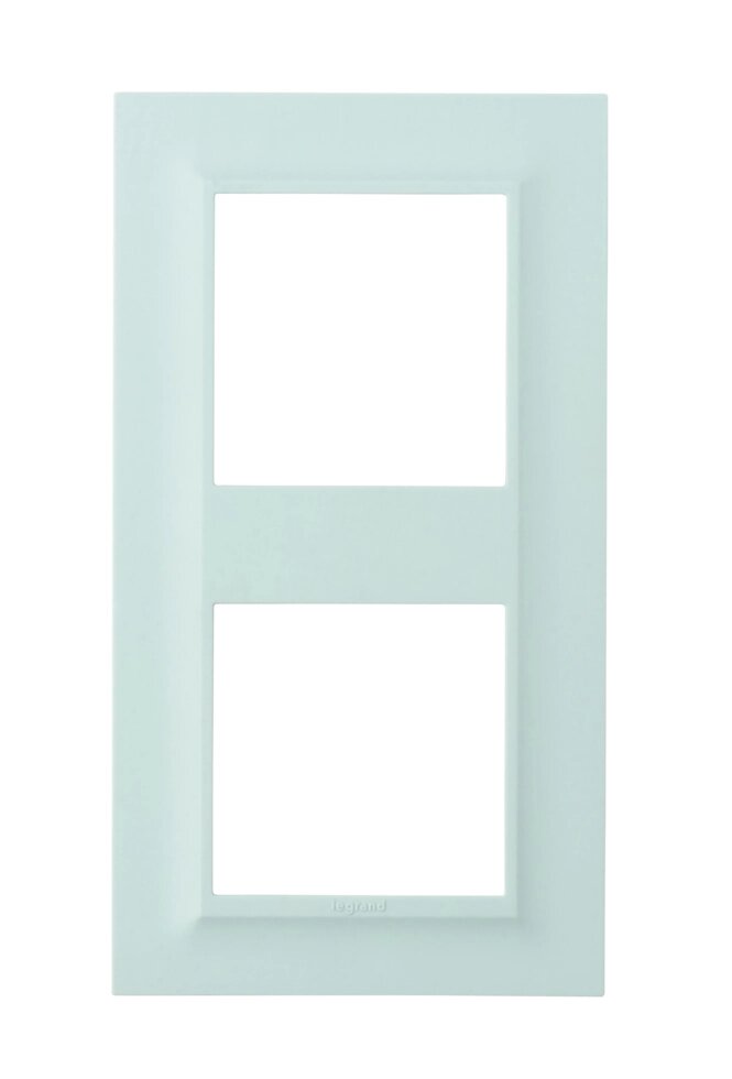 Рамка для розеток и выключателей Legrand Structura 2 поста, цвет голубой от компании ИП Фомичев - фото 1