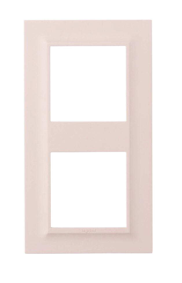 Рамка для розеток и выключателей Legrand Structura 2 поста, цвет розовый от компании ИП Фомичев - фото 1
