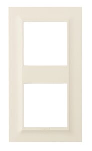 Рамка для розеток и выключателей Legrand Structura 2 поста, цвет слоновая кость