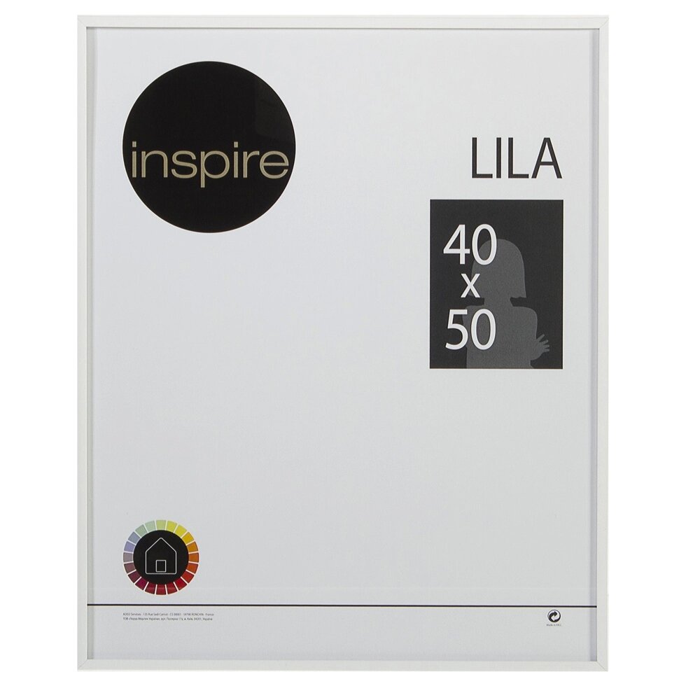 Рамка Inspire «Lila», 40х50 см, цвет белый от компании ИП Фомичев - фото 1
