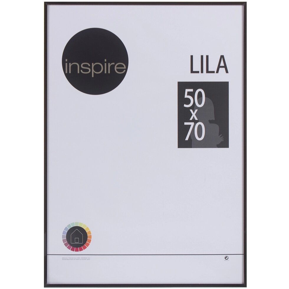 Рамка Inspire «Lila», 50х70 см, цвет чёрный от компании ИП Фомичев - фото 1