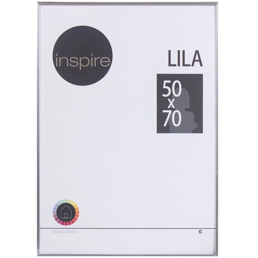 Рамка Inspire «Lila», 50х70 см, цвет серебро от компании ИП Фомичев - фото 1