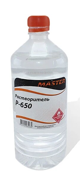 Растворитель Master 650 -0,9л ТУ от компании ИП Фомичев - фото 1