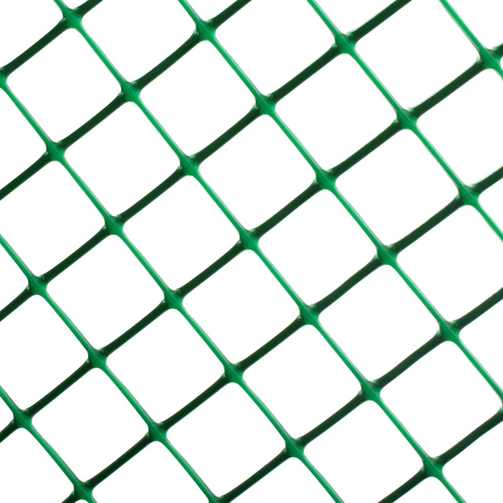 Решетка садовая 50х500 см размер ячейки 24х24 мм, цвет зеленый от компании ИП Фомичев - фото 1