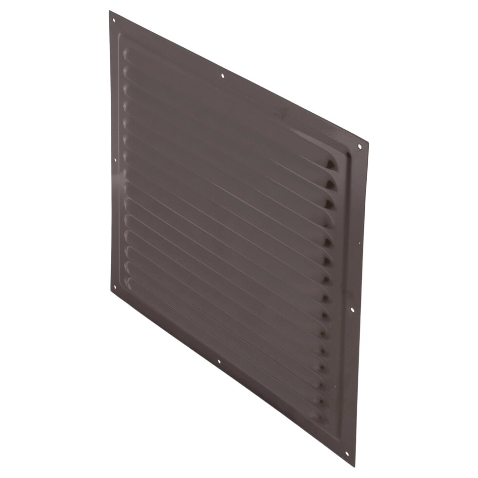 Решетка вентиляционная с сеткой Вентс МВМ 300 с, 300х300 мм, цвет коричневый от компании ИП Фомичев - фото 1