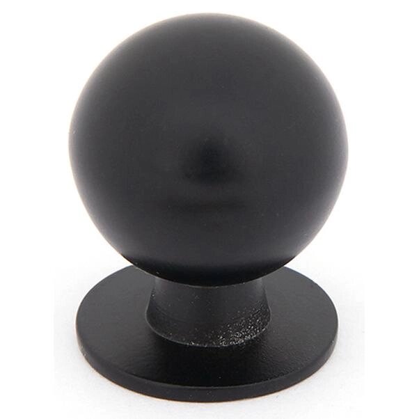 Ручка-кнопка мебельная B8354S. BLMATT, цвет матовый черный от компании ИП Фомичев - фото 1