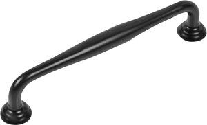 Ручка-скоба L4.007.128BL 128 мм, цвет чёрный